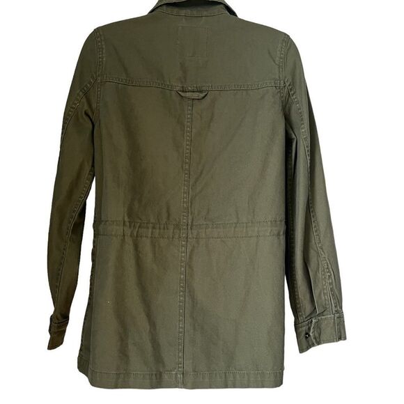 Madewell Surplus Olive Green Fall English Countryside 100% Cotton Jacket sz XXS - Picture 5 of 14